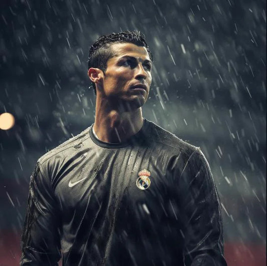 Cadre Cristiano Ronaldo "The Madrid Rain"